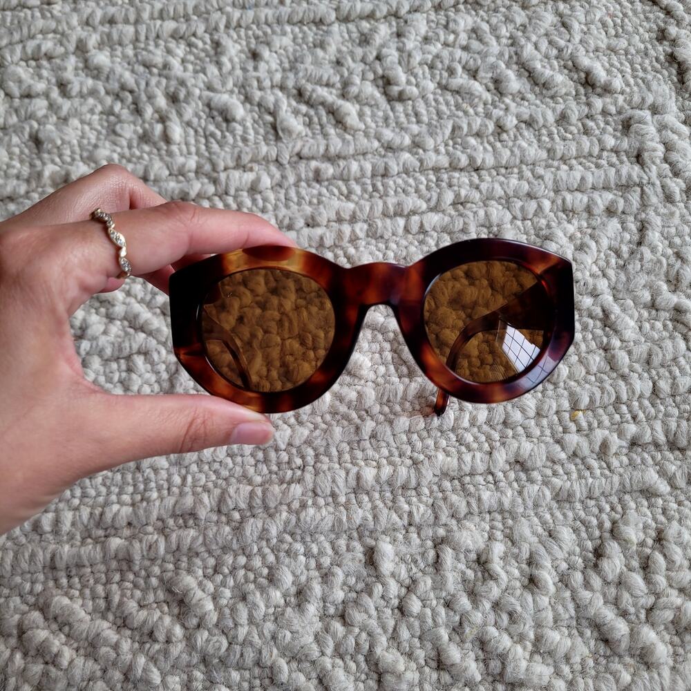Vtg 80's Jean Patou Paris Tortoiseshell French Sunglasses